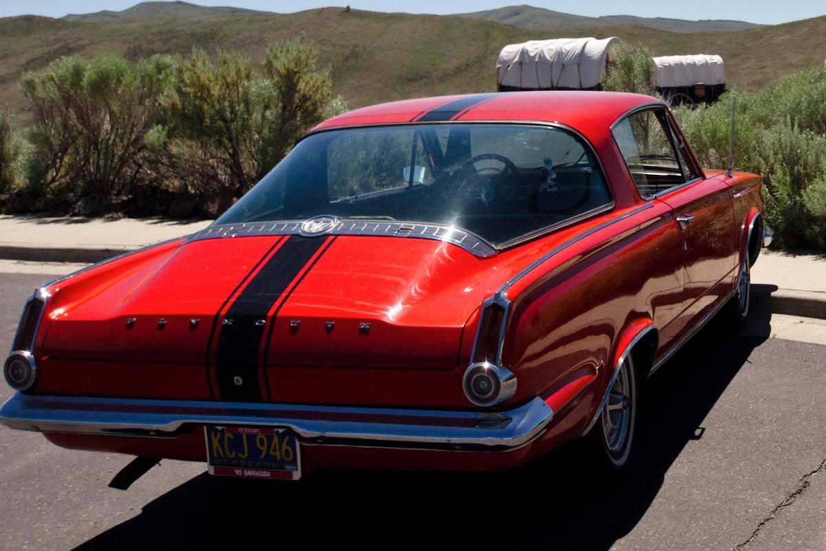 P1010916.jpg - Early Plymouth Barracuda. Often derided styling has held up quite well