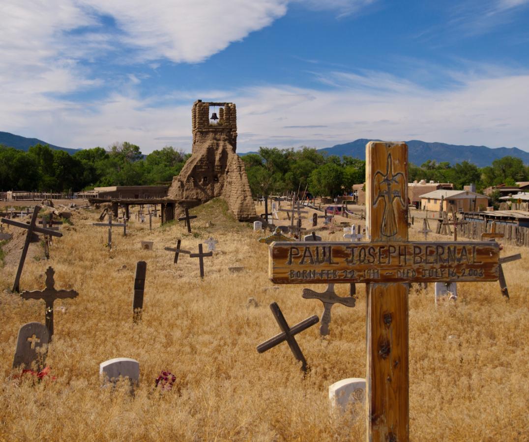 P1010367.jpg - The village cemetary retains its dignity despite  its need for maintenance.