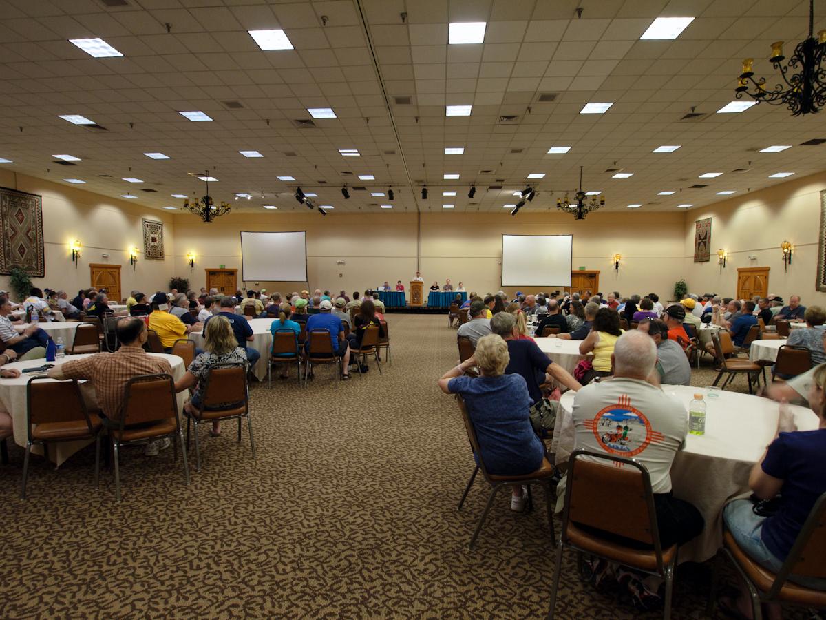 P1010383.jpg - The conference center at  the Sagebrush was the site of both the business meeting and the closing banquet.