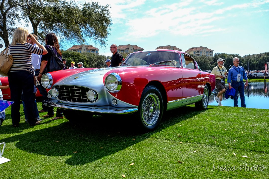 JMEGT0375.jpg - A Boano-bodird Ferrari 250GT coupe was one of many Maranello offerings in the class.