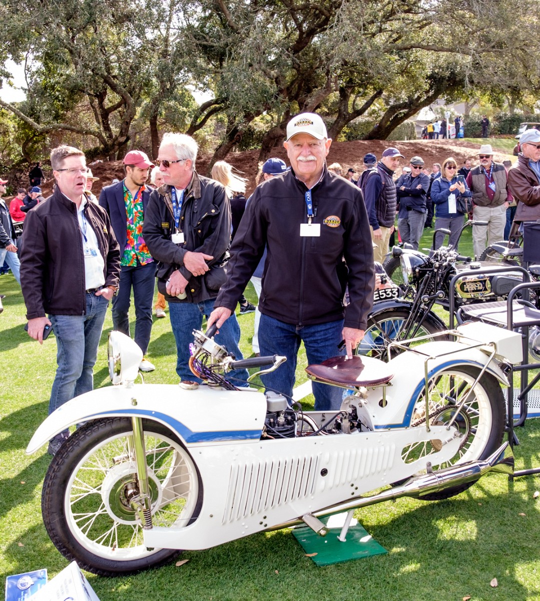 MEGT3745.jpg - BRIAN SLARK WITH THE BARBER MOTORSPORT MUSEUM'S AWARD WINNING MAJESTIC.