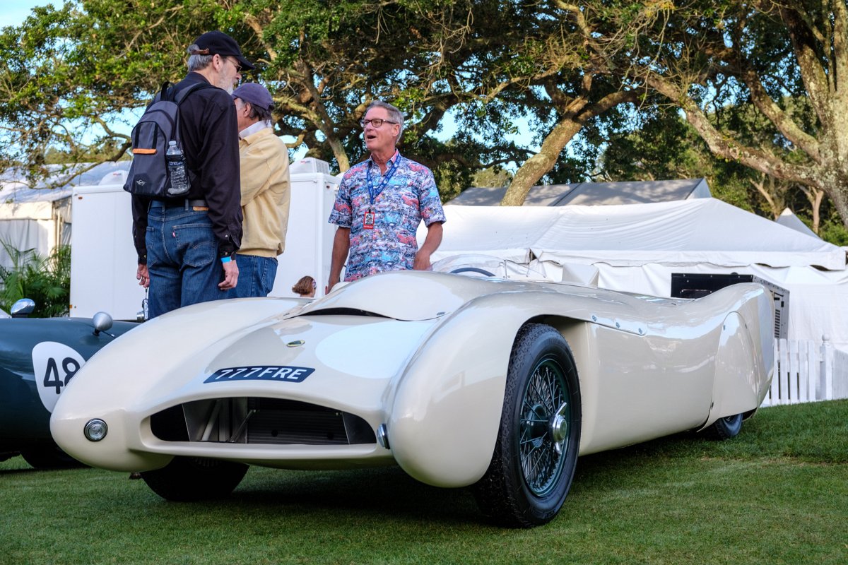 MEGS3141.jpg - Ungainly but extremely rare Lotus VIII, powered by a tall Bristol six, hence the hood bubble.