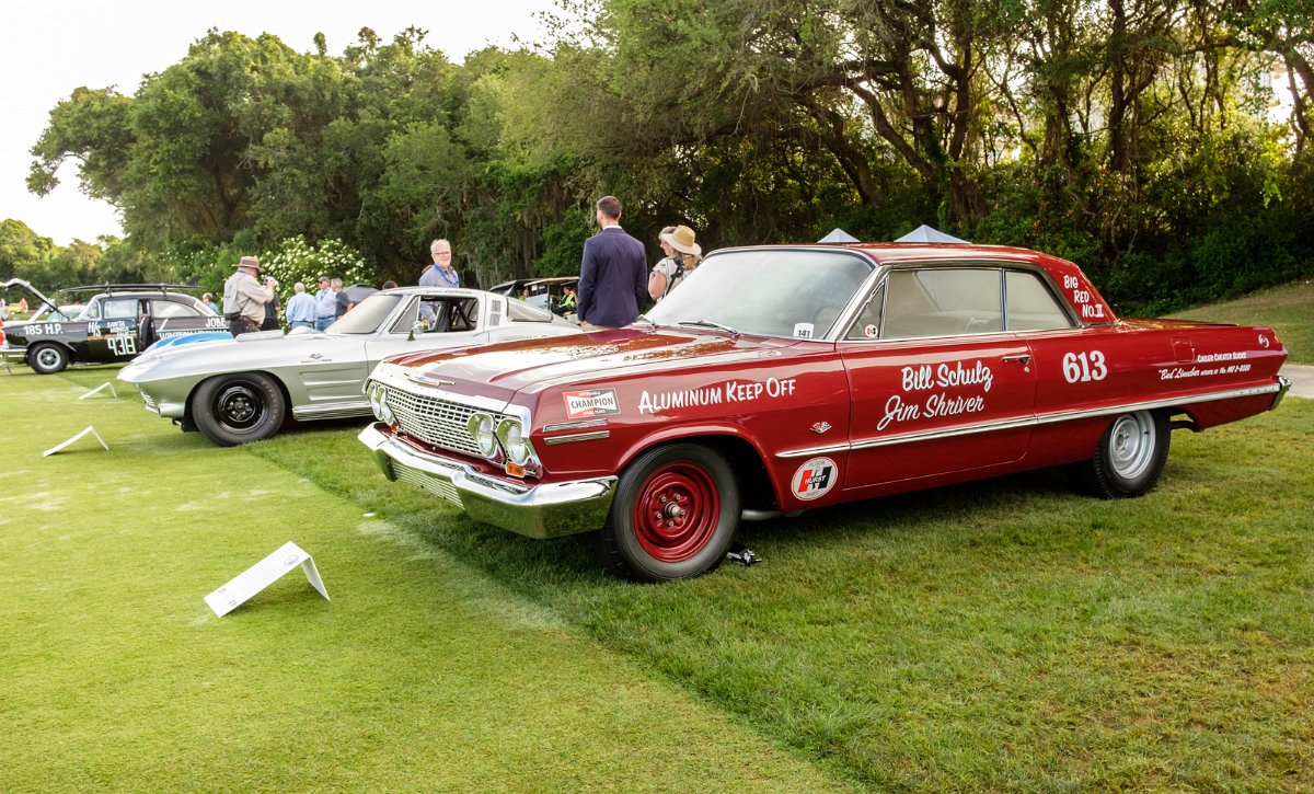 MEGS3229.jpg - Lighweight Biscayne Super Stock drag car.