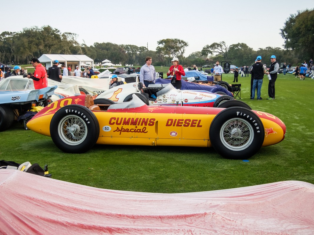 DSCF1030.jpg - THE CLASS WINNING' DIESEL POWERED 52 KURTIS, STILL OWNED BY THE CUMMINS COMPANY.