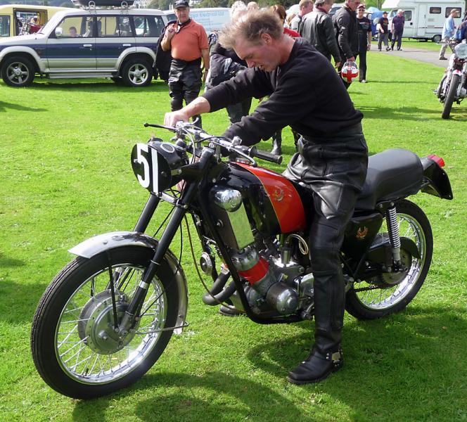 P1020340.JPG - Modified Scott gettting ready for a run.