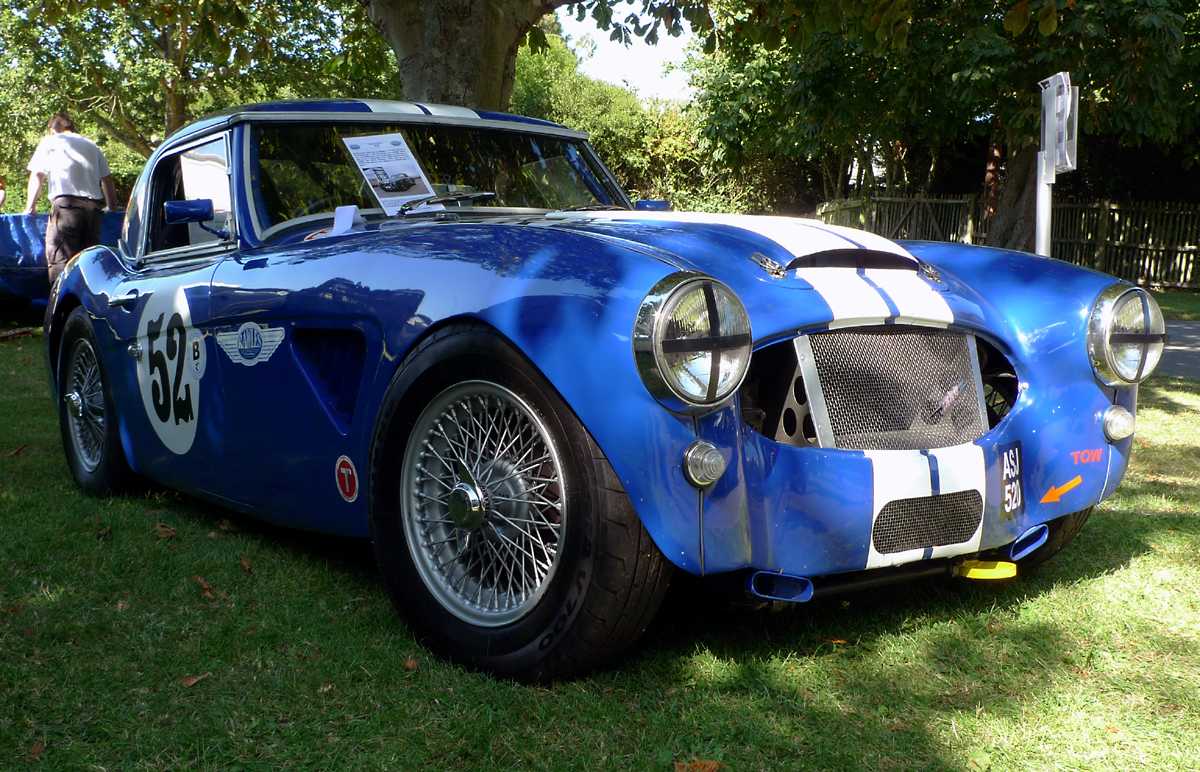L1010140.JPG - Big Healey rally cars are very popular now in GB, this one was to be sold at the Bonham's auction.