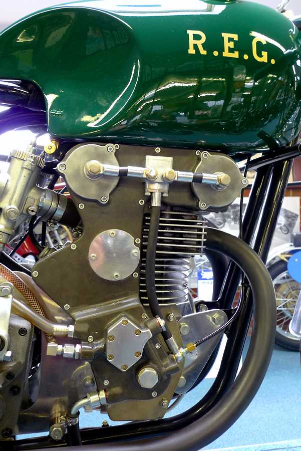L1010567.JPG - This 250cc special was constructed in the late fifties. The builder made virtually everything including the two cylinder motor. John Surtees rode it to several wins.