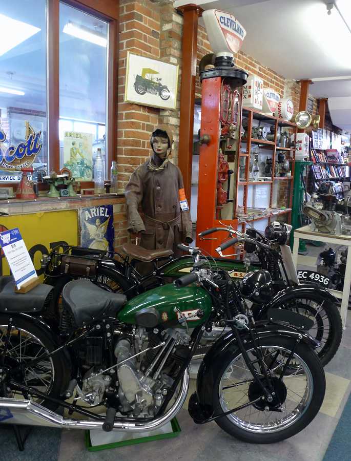 L1010572.JPG - It's not all racers, there are many more plebian motorcycles like these two.