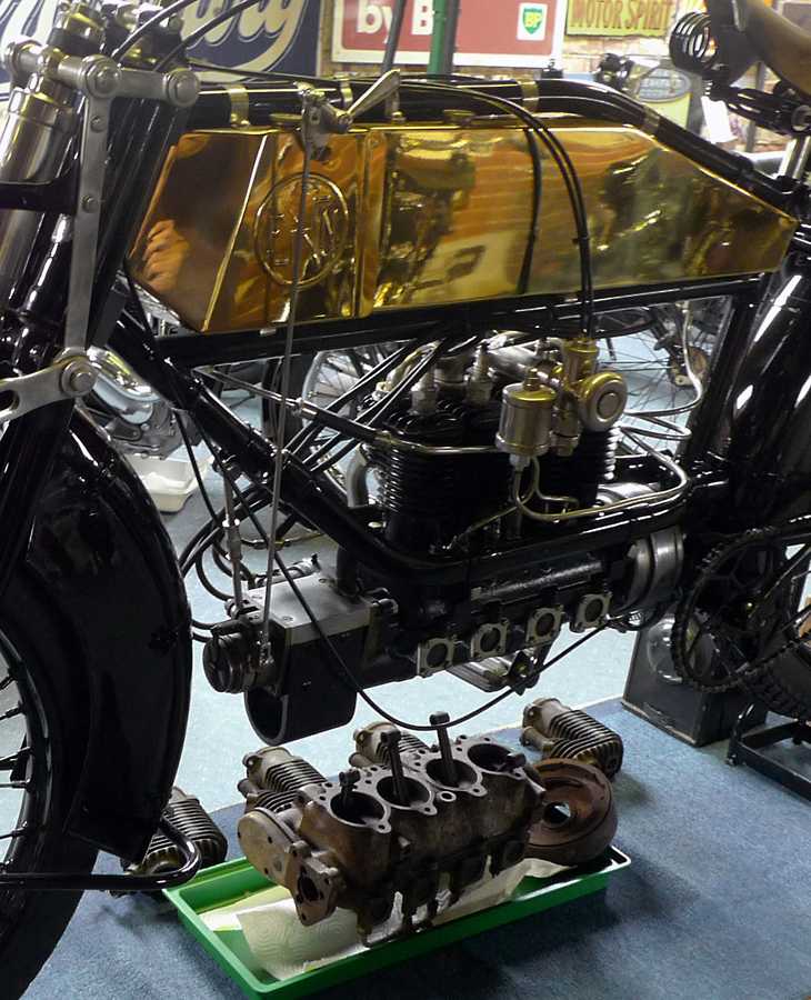 L1010614.JPG - Perhaps less time spent polishing the brass tank and a bit more on the engine might benefit this Belgian FN.
